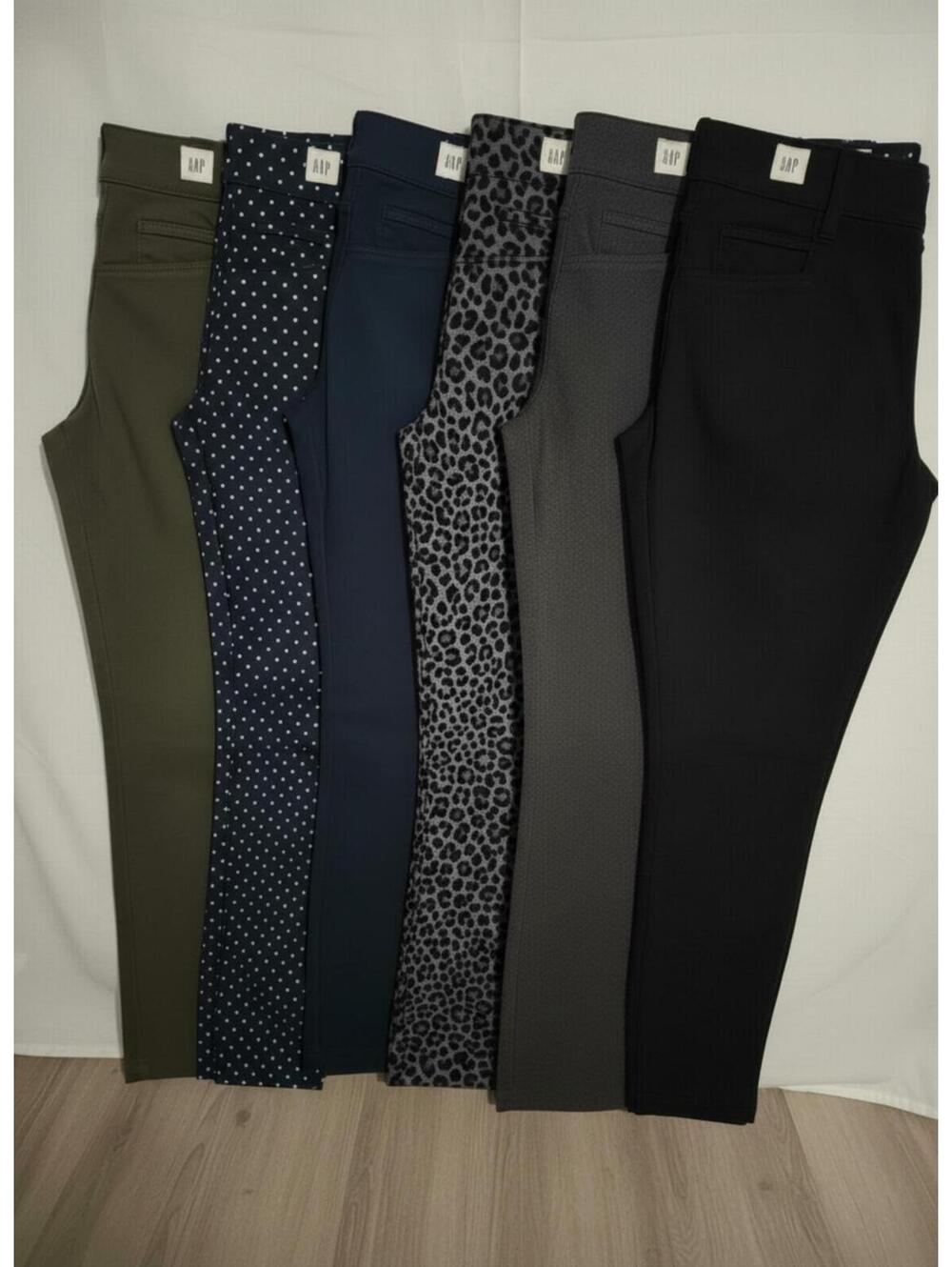 Bundle of 6 Pairs of GAP Women's Dress Pants - Size 20 Stretch, Ankle Length